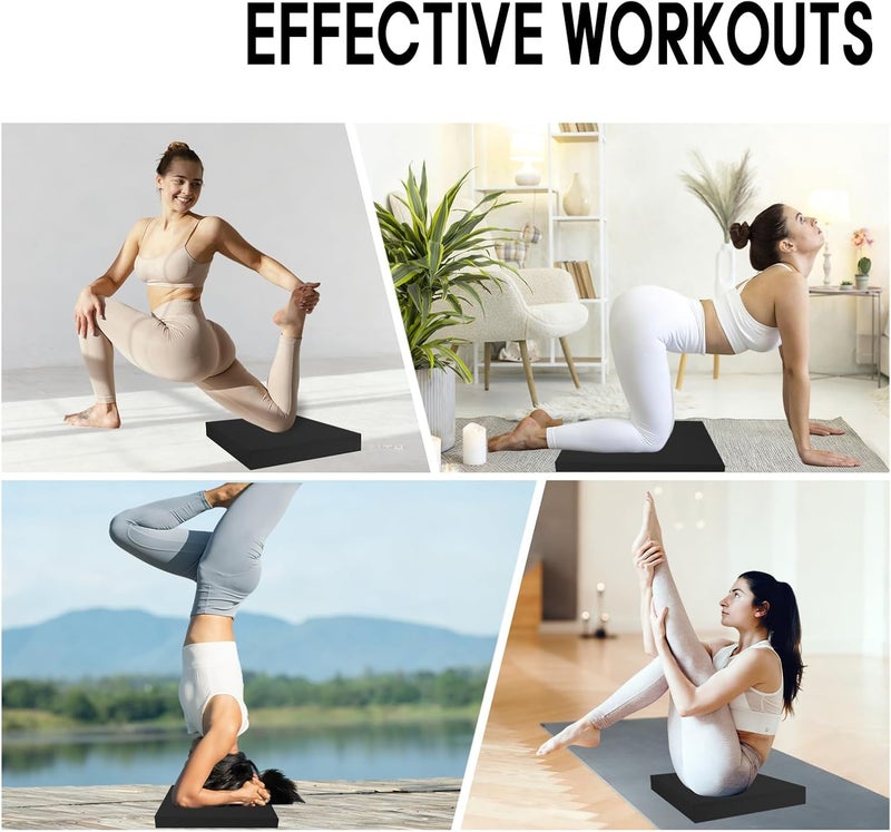 MBKHFLL Exercise Balance Pad，Balance Foam Mat for Physical Therapy Equipment & Strength Stability Training, Slip Resistant Foam Mat for Yoga, Pilates, Meditation，Gardening knee pads - Image 5